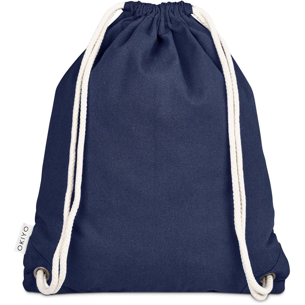 Okiyo Kinchaku Recycled Canvas Drawstring Bag - Image 16