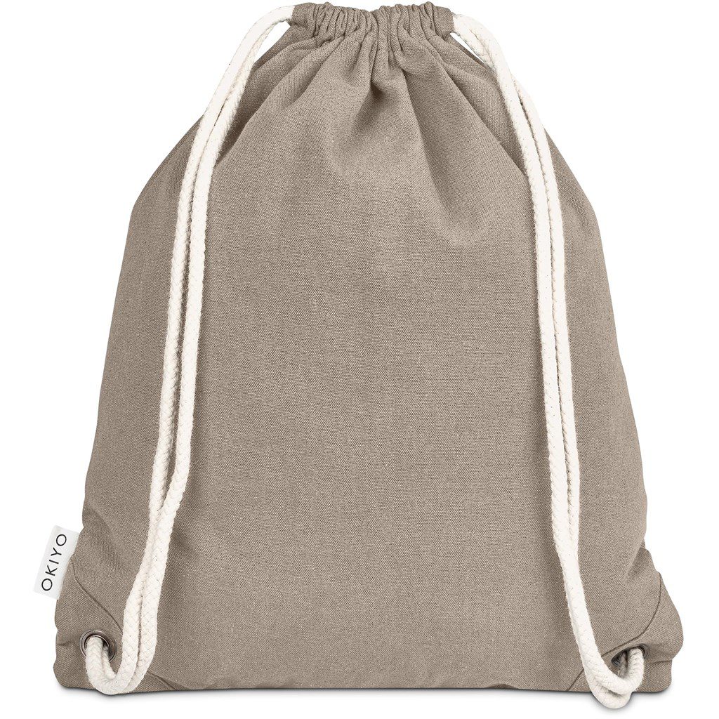 Okiyo Kinchaku Recycled Canvas Drawstring Bag - Image 18