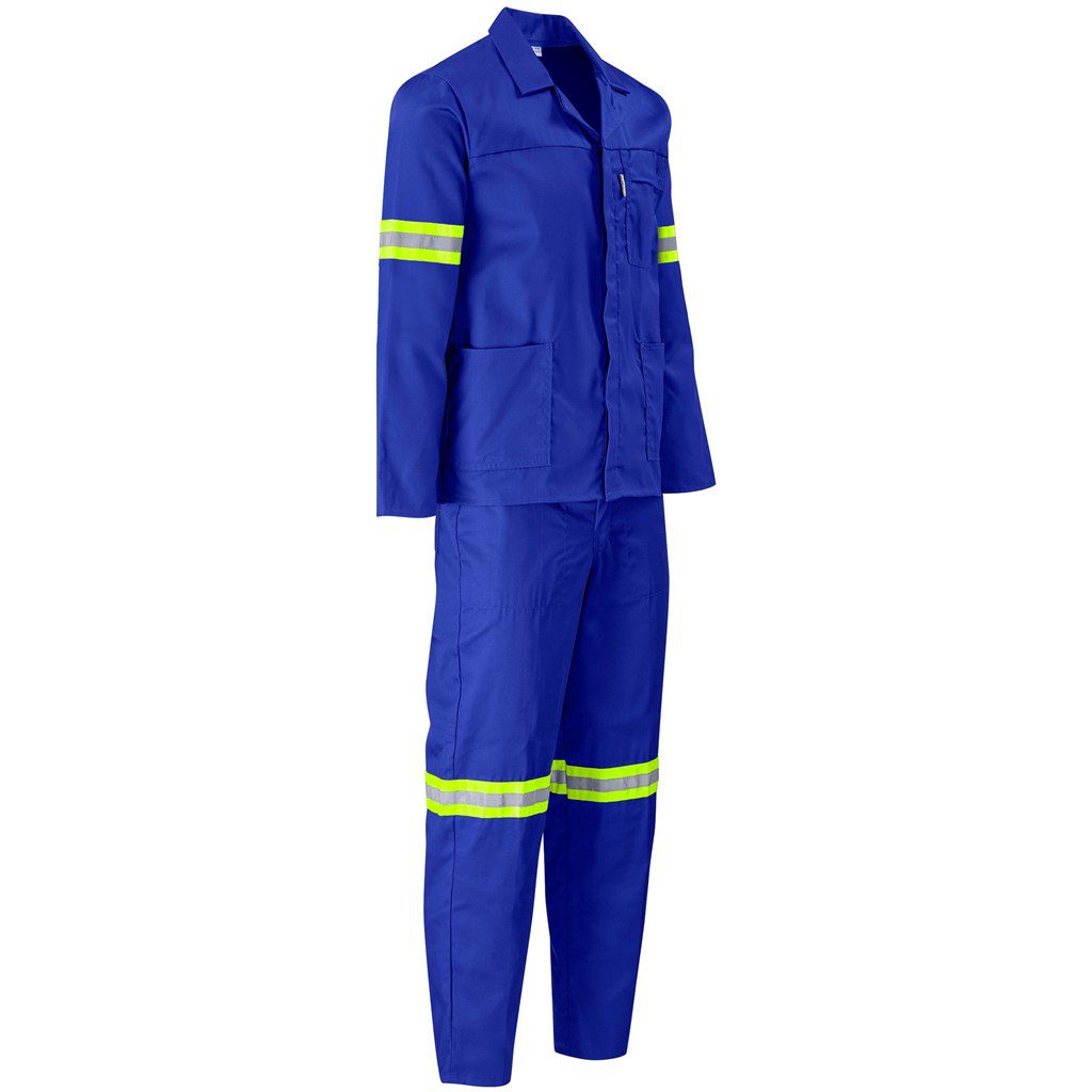 Trade Polycotton Conti Suit - Reflective Arms & Legs - Yellow Taped - Image 9