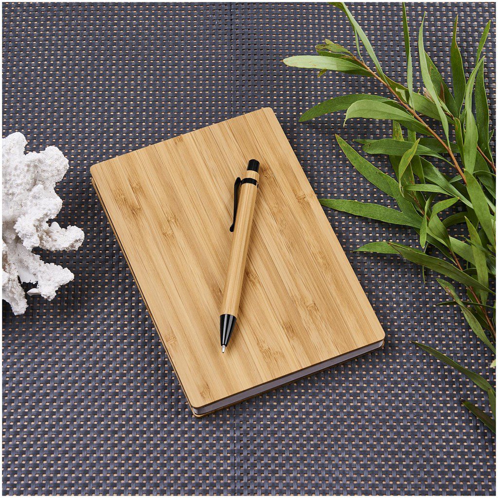 Okiyo Yahari Bamboo Notebook & Pen Set - Image 11