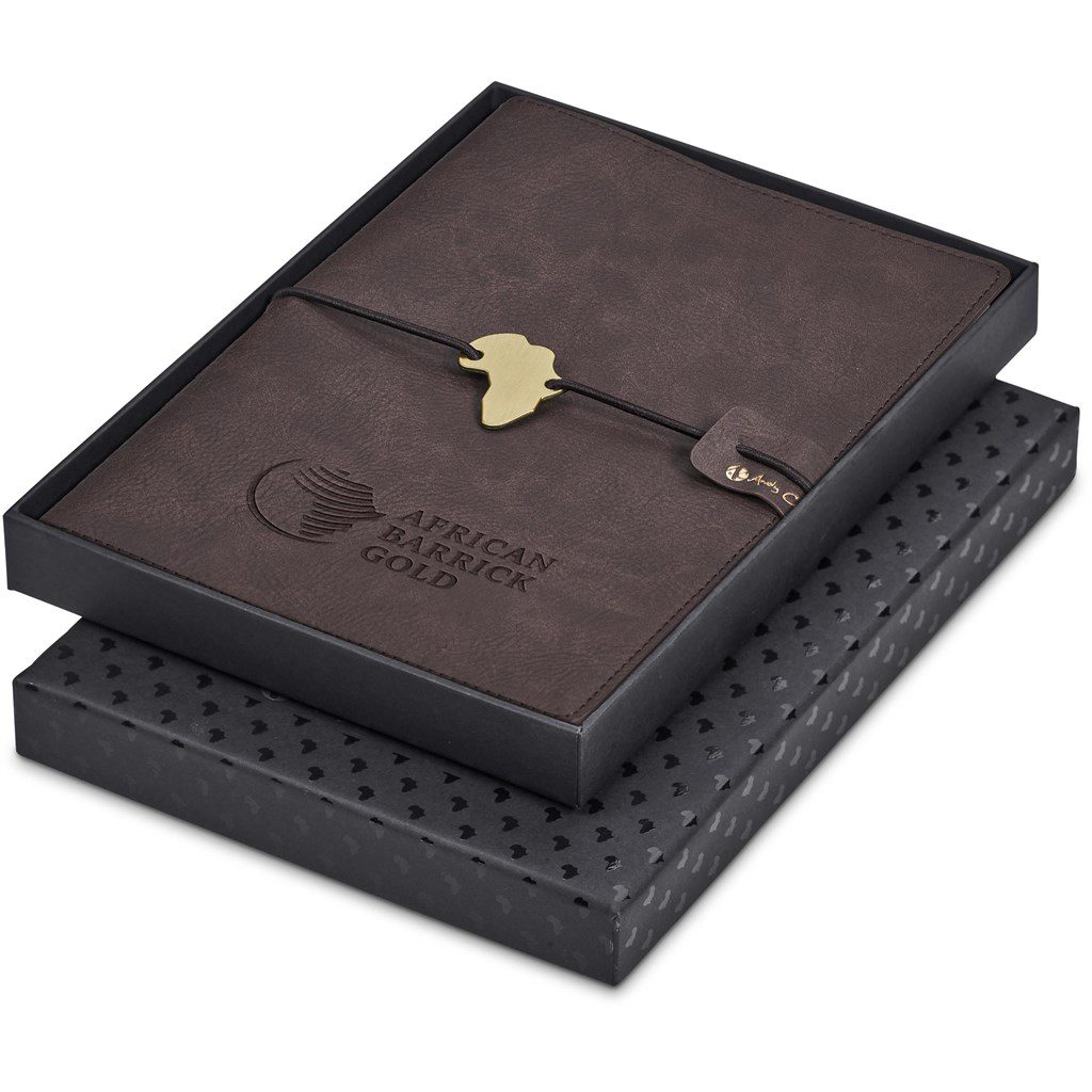 Andy Cartwright Afrique Cowskine A5 Soft Cover Notebook - Image 4
